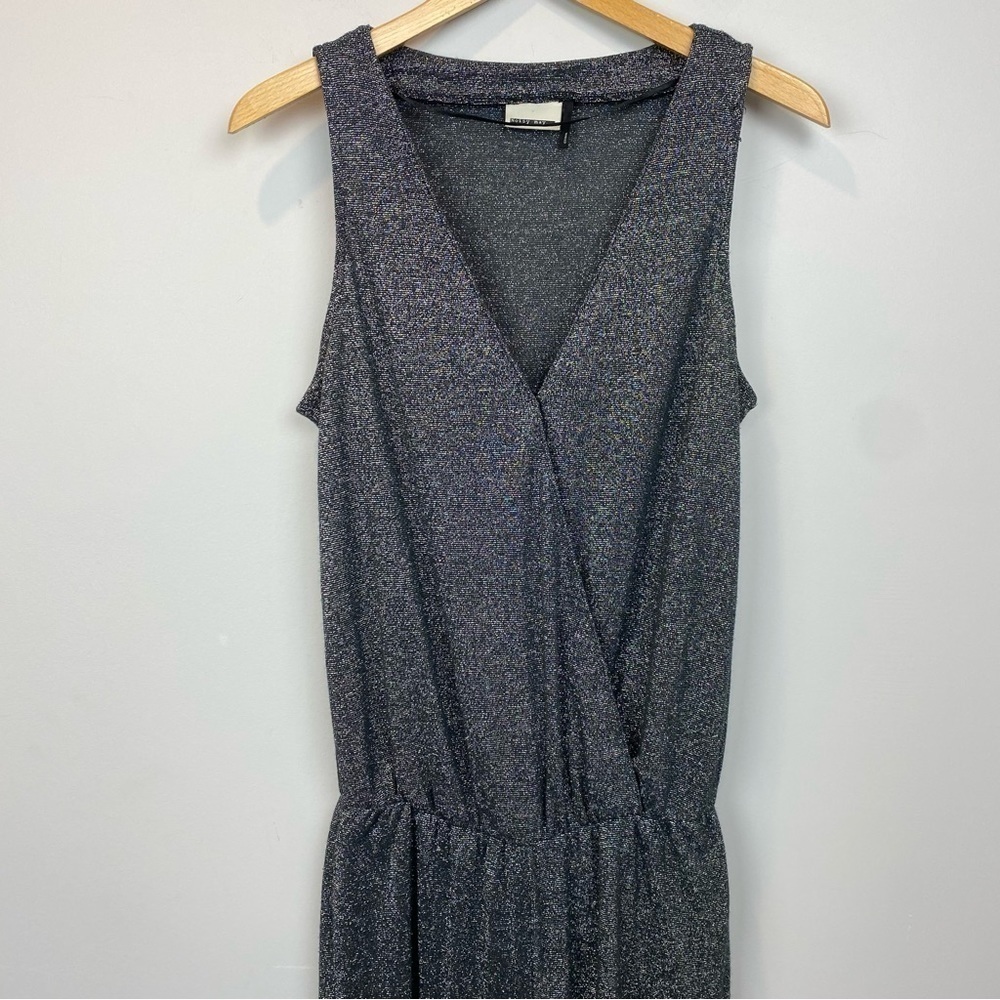 Noisy May • silver metallic 70s style jumpsuit - Picture 6 of 11